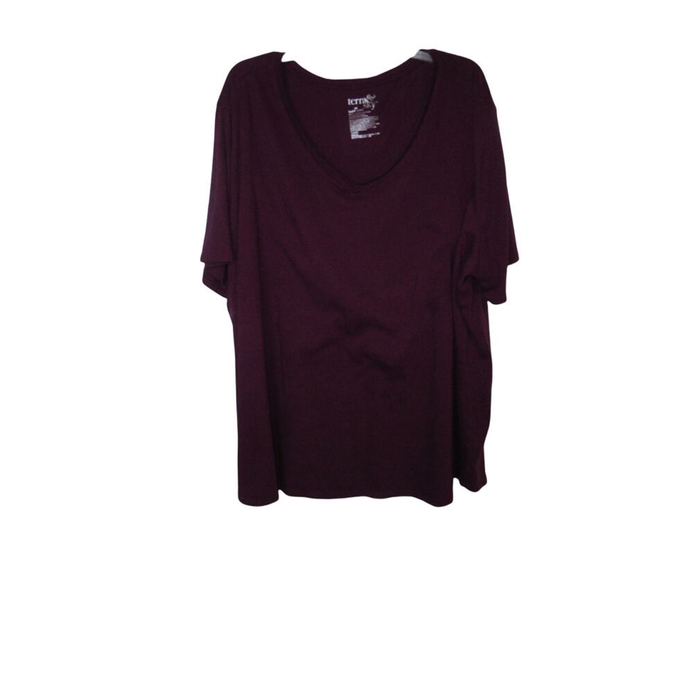 Terra & Sky Purple 3X V-Neck Shirt